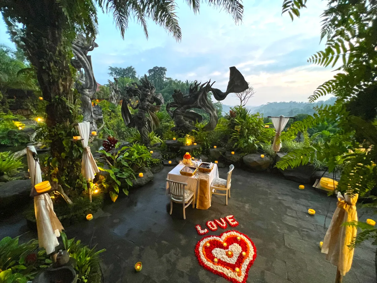 Taman Dedari Romantic Dinner (Special Setup)