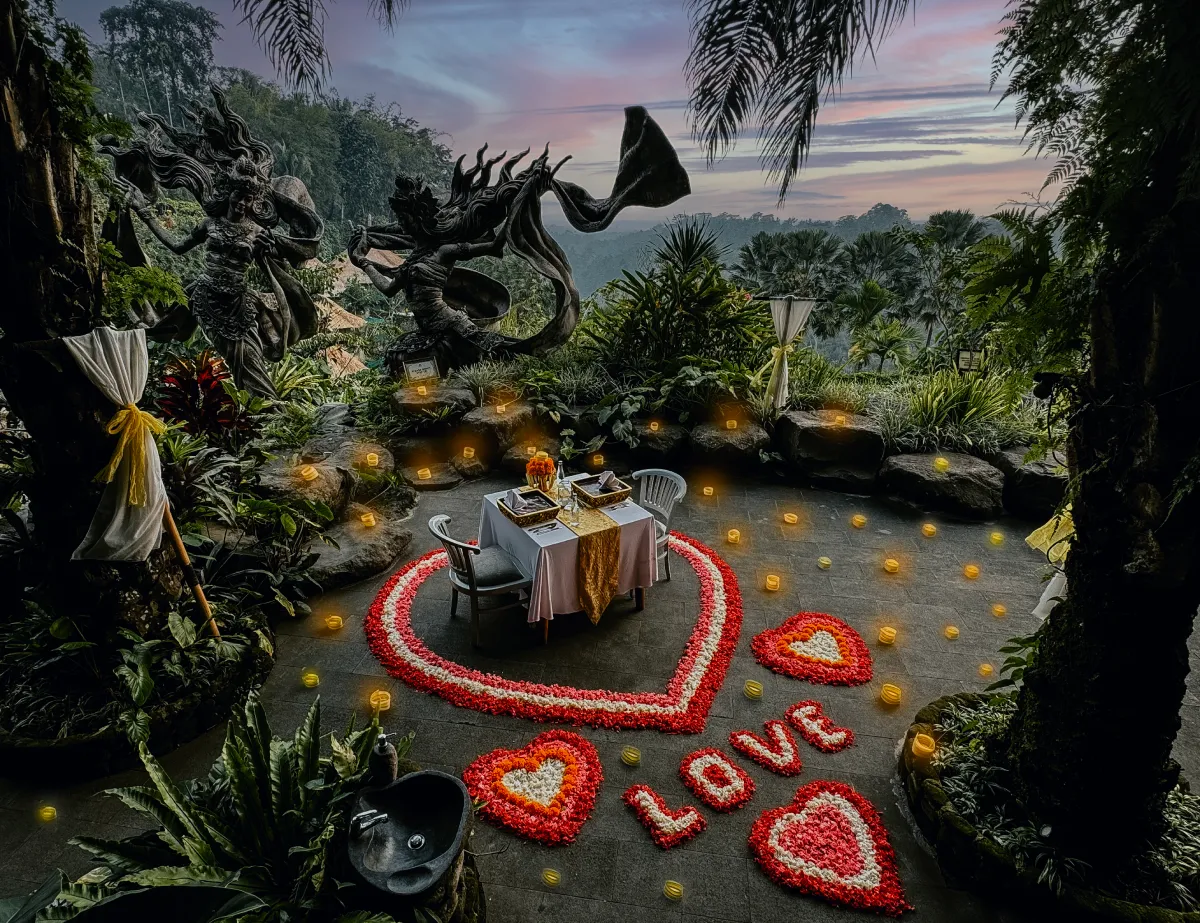 Taman Dedari Romantic Dinner (Royal Setup)